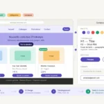 Interface e-commerce avec composants