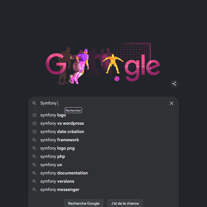 Recherche google