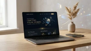Site premium présentation ordinateur portable