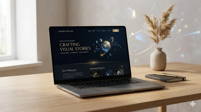 Site premium présentation ordinateur portable