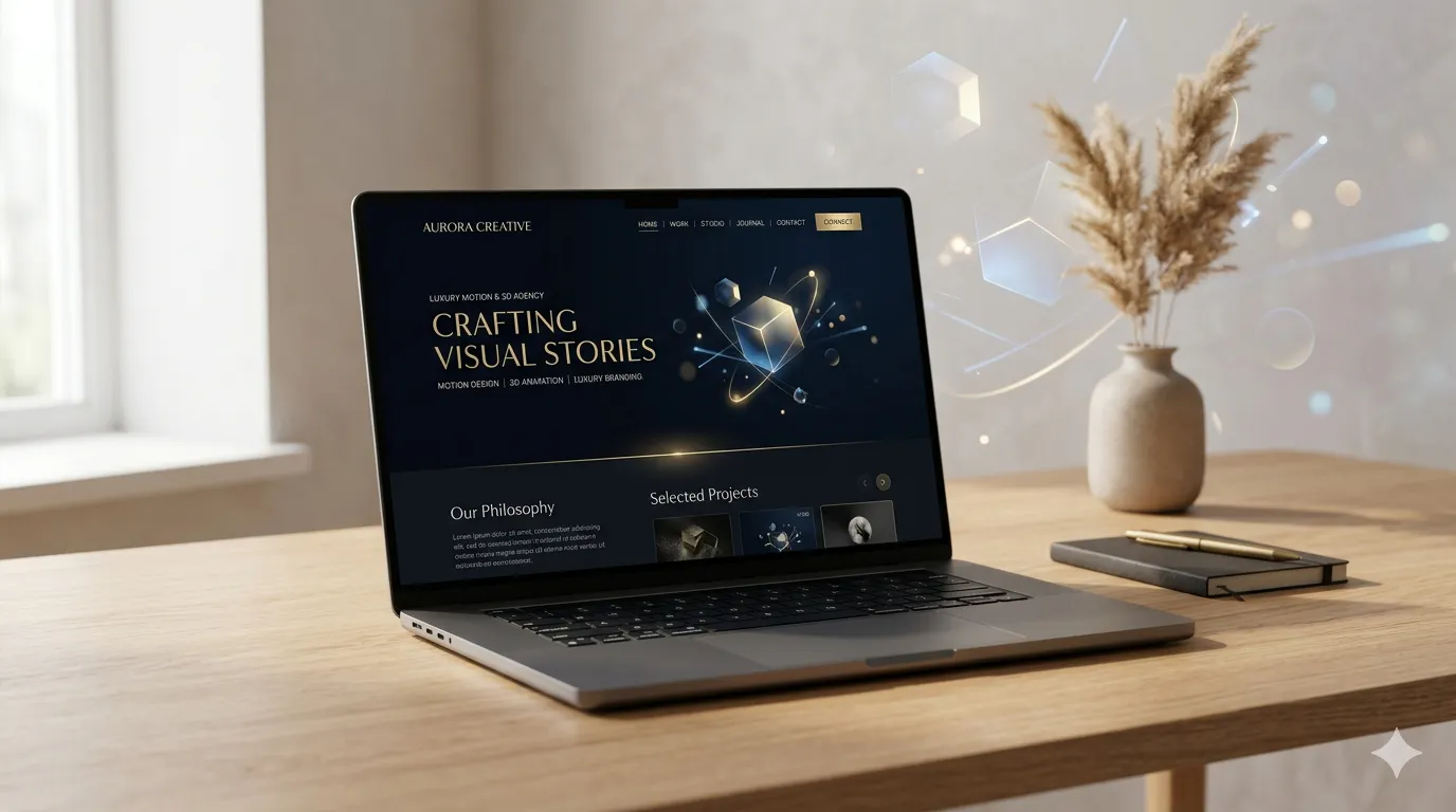 Site premium présentation ordinateur portable